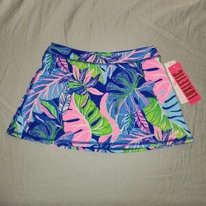 Lilly Pulitzer Girls Skort- Mini Aila Skort UPF 50 Size Large NWT